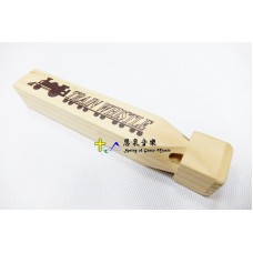 Wooden Train Whistle(4 holes) 火車頭哨子(4孔)